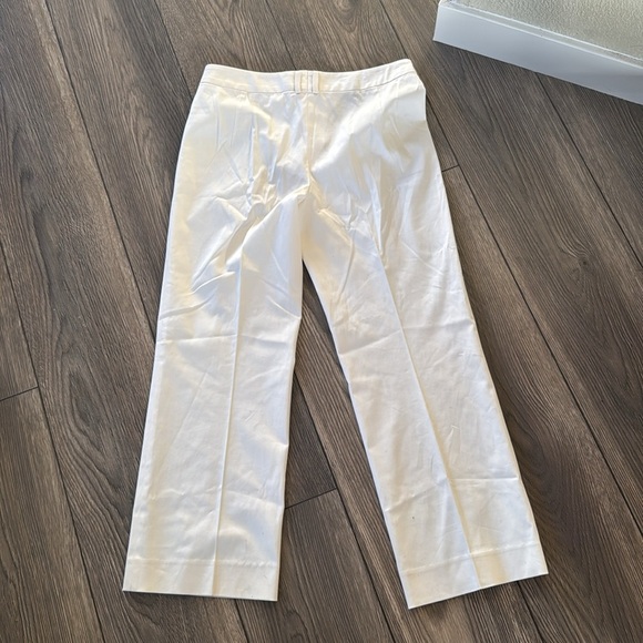 Escada Off-White Classic
Lightweight Cotton Twill Pants size 34 or US 6 - Picture 4 of 11